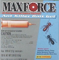 Maxforce FC Ant Killer Gel is shown.