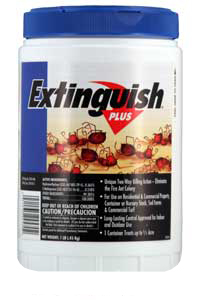 Extinguish Plus Fire Ant Bait is shown.