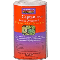 Captan 50% WP is a micro wettable fungicide that works with the best of them stop fungus today with Captan!