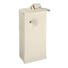 Dispenser for Time Mist Clean Air Purge III is shown beige in color this metered dispenser will release the clean air purge insecticide on a time released metered schedule