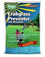 Greenlight Crabgrass Preventer with Dimension is shown this high powered herbicide uses Dioptyr to control a variety of grasses crabgrass included!