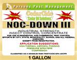 Nocdown III by cedarcide is an industrial strength, cedar oil based, multi use insect control concentrate. Label pictured