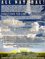 Cedarcide natural organic insect control granules are available now As this back label points out, cedarcide granules can be used to make cedar oil and provide excellent shrub and lawn insect control for lawns. Cedarcide repels a large variety of bugs.
