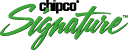 Chipco Signature logo is shown this excellent systemic fungicide works great for turf protection during the summer decline