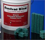 Contrac Blox Rodenticide is shown these blox use bromadiolone for less toxic effect and wide range rodent annihlation!
