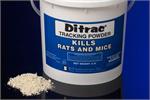 Ditrac Tracking Powder is shown, a powerful rat and mouse tracking powder with a toxicant to get them wherever they go!