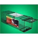 This large trap from humane way is perfect for trapping large raccoons, opossums and more!