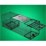 The medium sized humane way live animal trap you see here is perfect for small raccoons and more!
