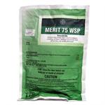 Merit 75WSP is shown in a 4X1.6g Green colored bag