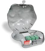 RODENT ROCK BAIT STATION is shown in the open position