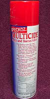 ckoz Multicide Wasp & Hornet Spray is shown in its 15oz aerosol can this will kill wasps, yellowjackets, and hornets quickly!